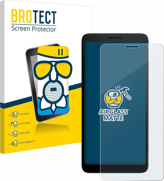 Productafbeelding BROTECT AirGlass Matte kogelwerende glasfolie (1 Stuk, HTC Desire 501)