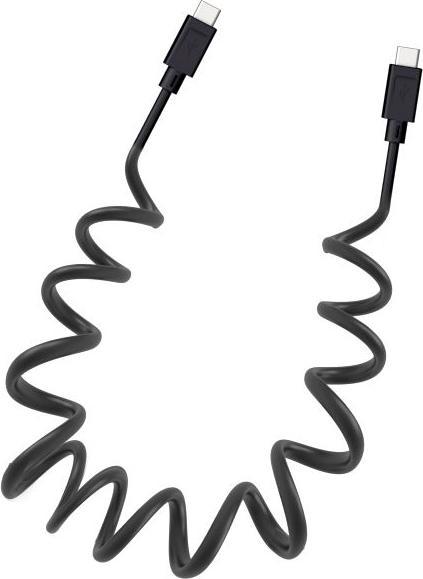 Actual product image T'nB TNB USB-C to USB-C spiral cable max. 1 metre (1 m, USB 2.0)