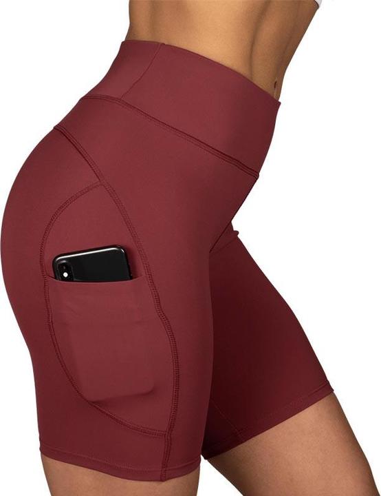 Actual product image Better Bodies Chrystie Shorts V2 SANGRIA RED (L)