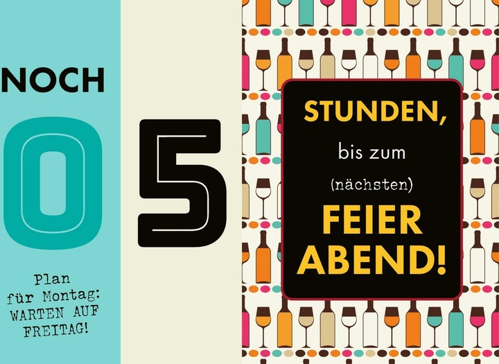 Actual product image Countdown calendar for the office (Hardcover, German)