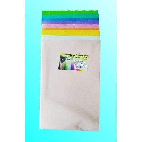 Ooly Pastell-Mikogum-Schaumstoff, 20 x 30 cm, 10 Blatt