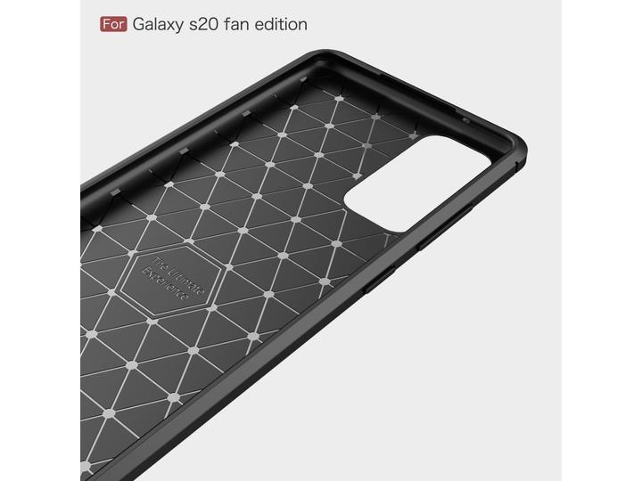 Immagine prodotto Screenguard Samsung Galaxy S20 FE Cover Carbon Brushed Soft TPU (Samsung Galaxy S20 FE)