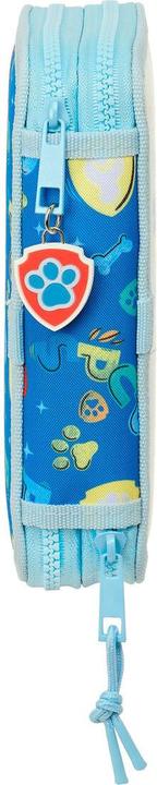 Produktbild Paw Patrol Doppel-Federtasche The Pups rule Blau 12.5 x 19.5 x 4 cm 28 Stücke