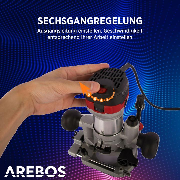 Actual product image Arebos Router