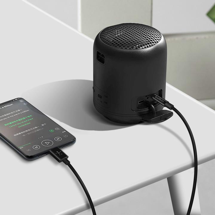 Produktbild Belkin RockStar 3,5mm Aud./USB-C Kabel 0,9m (0.90 m, 3.5mm Klinke (AUX))