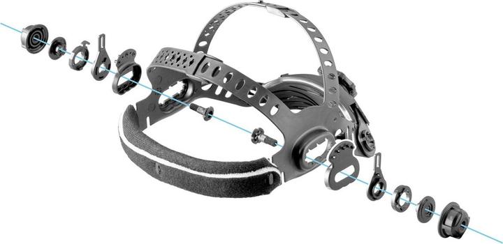 Produktbild Stahlwerk Kopfband für Schweisshelme mit Polster und austauschbarem Schweissband (Gehörschutz Ersatzpolster)