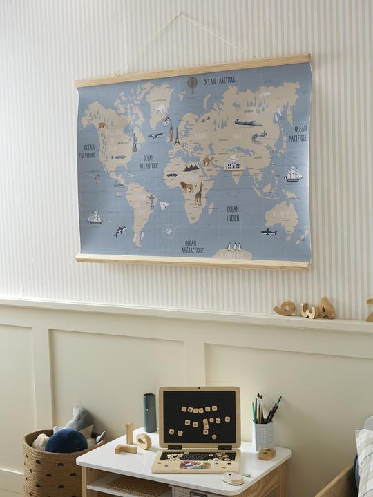 Immagine prodotto Vertbaudet Bacheca/Lavagna/Immagine (Mappamondo, 70 x 110 cm)