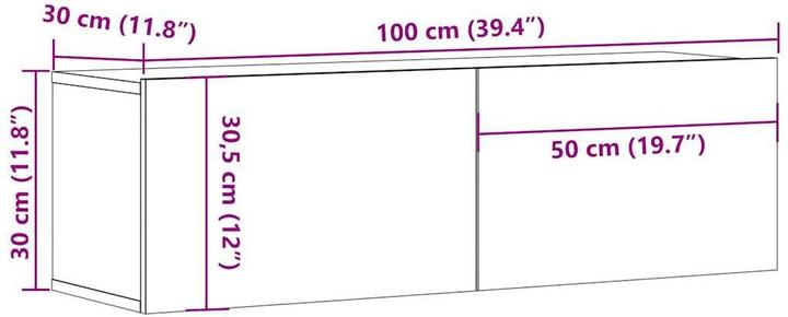 Image du produit vidaXL Johanna (100 x 30 x 30 cm)