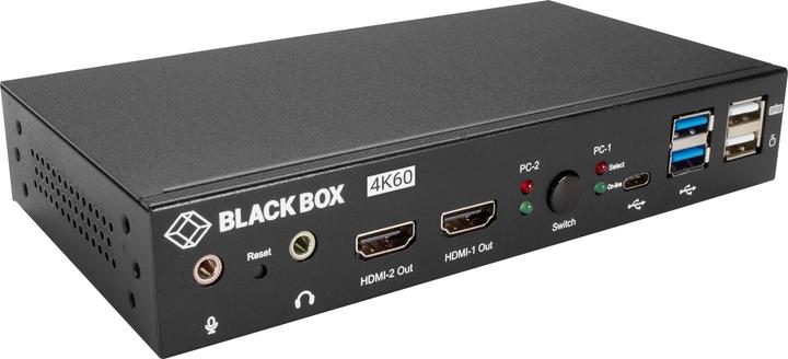 Produktbild Black Box KVM Switch, UHD 4K60, Dual