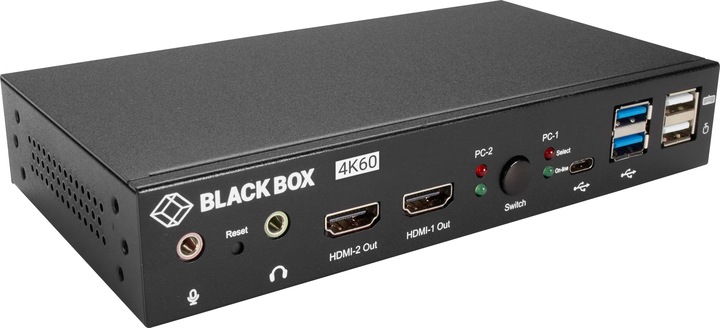 Produktbild Black Box KVM Switch, UHD 4K60, Dual