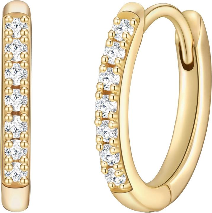 Image du produit Glanzstücke München Femmes argent sterling zirconium or jaune - 32002 (Argent Sterling)