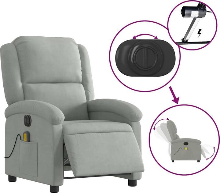 Image du produit vidaXL elektrischer Massagesessel