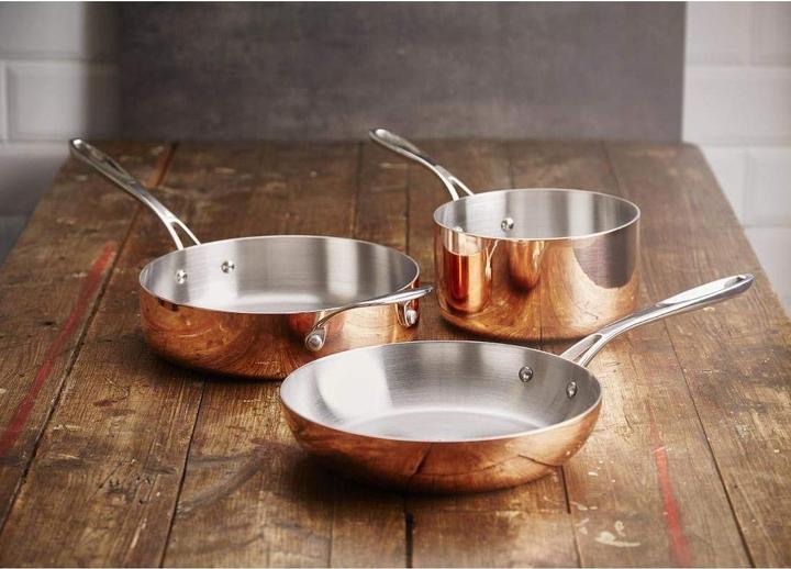 Produktbild Vogue Tri-Wall Kupfer Bratpfanne (Bratpfanne, Aluminium, Edelstahl, Kupfer, 24 x 5 cm)