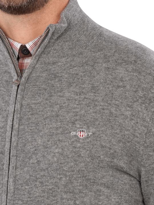 Produktbild GANT Extrafine Lambswool Zip - 68161 (L)