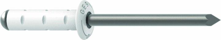 Produktbild Gesipa 216720703 Polygrip reinweiss Blindniet 4,8 x 17 Aluminium/RVS 500 Stück