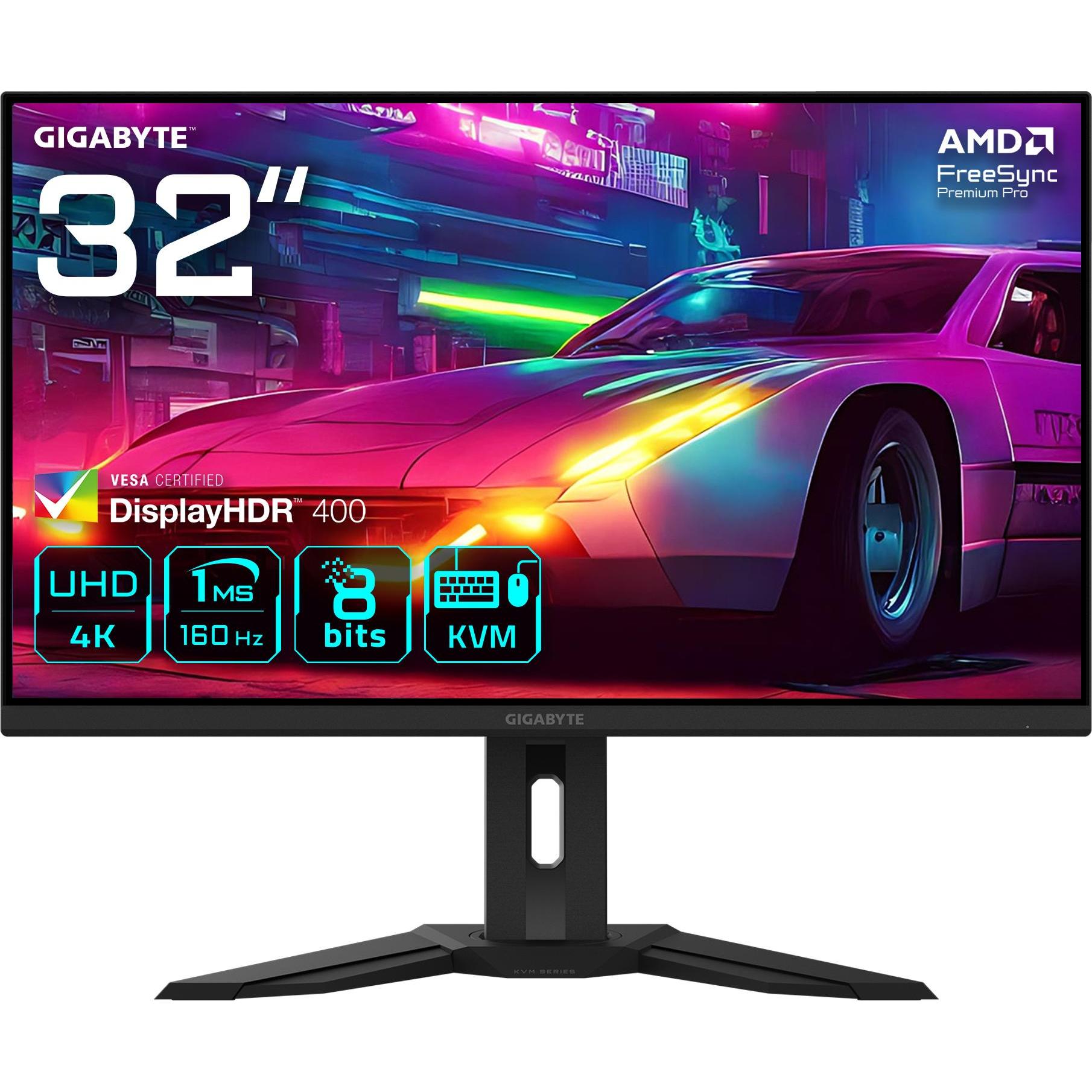 Gigabyte M32UP (3840 x 2160 Pixel, 31.50"), Monitor, Schwarz