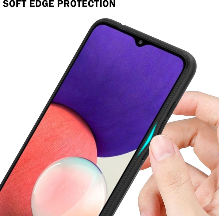 Productafbeelding Cadorabo TPU 2 Kleuren Glazen Hoesje (Samsung Galaxy A22 5G)
