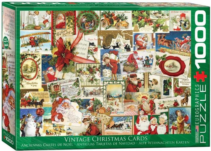 Produktbild Eurographics Antike Weihnachtskarten (1000 Teile)