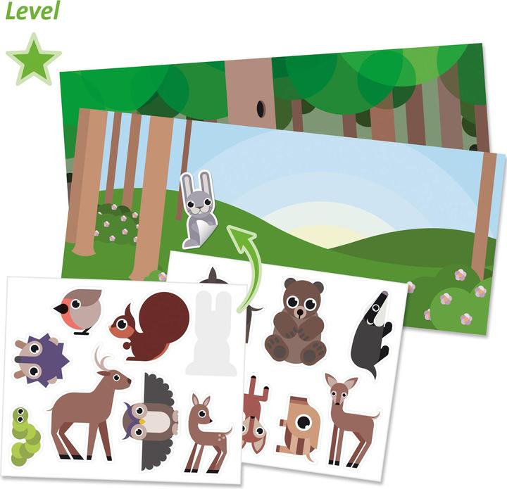 Produktbild Lena Klebe mit mir Wald-Tiere