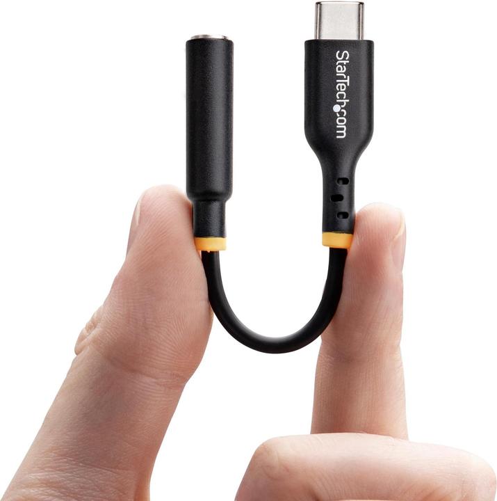 Produktbild StarTech Adap USB-C to 3.5mm Audio (M/F) (0.13 m)