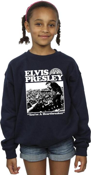 Immagine prodotto Elvis A Heartbreaker Felpa Ragazze (140, 146)