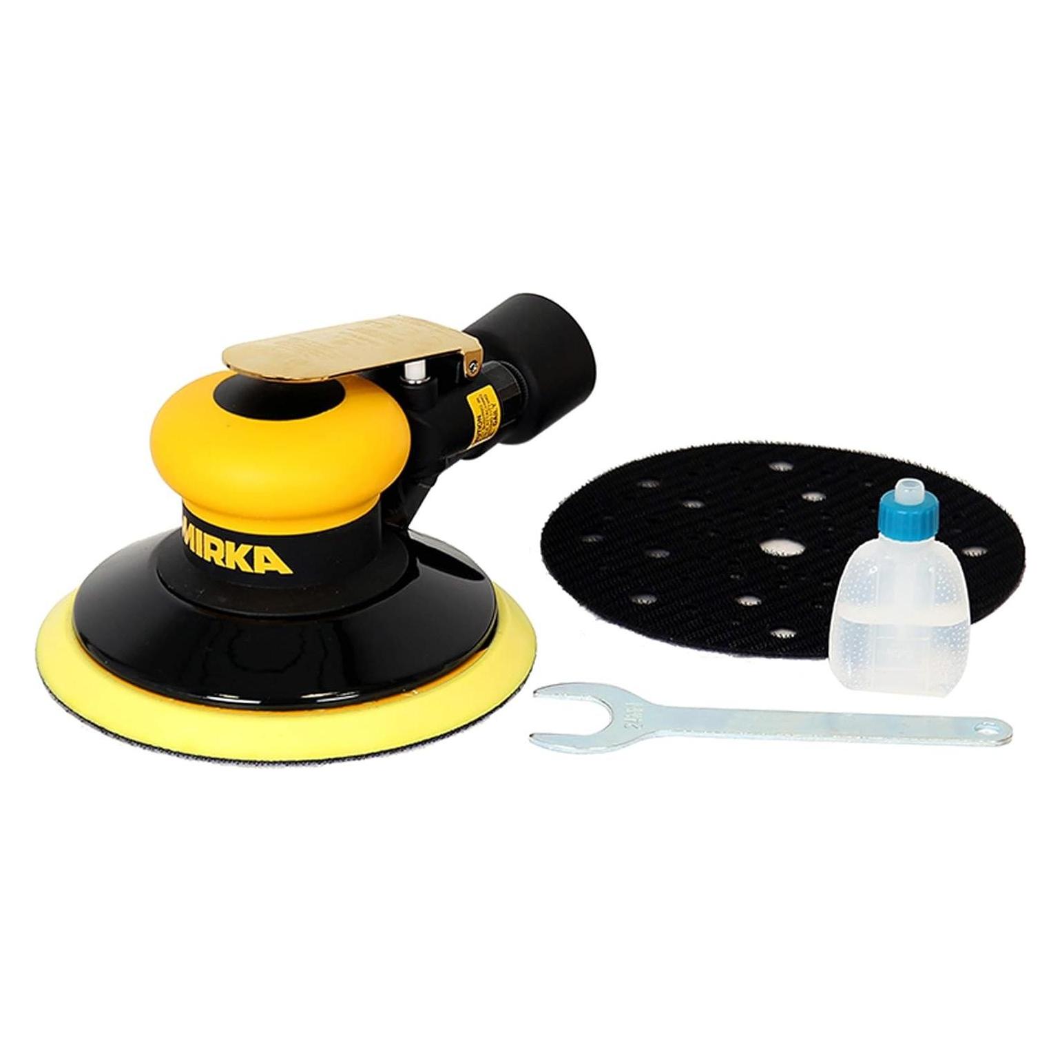Mirka, Slijpmachine + Polijstmachine, ROS625CV / ROS650CV Pneumatische Schuurmachine 150mm Met Stofafzuiging - 5, 0mm (ROS650CV) (Excentrische