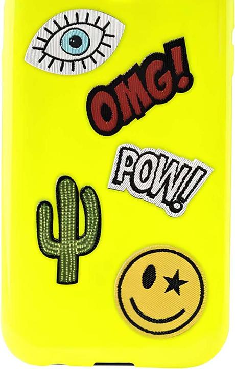 Produktbild Puro Patch Mania – Samsung Galaxy A3 (2017) Hülle, Set mit 5 Aufklebern (gelb) (Samsung Galaxy A3 (2017))