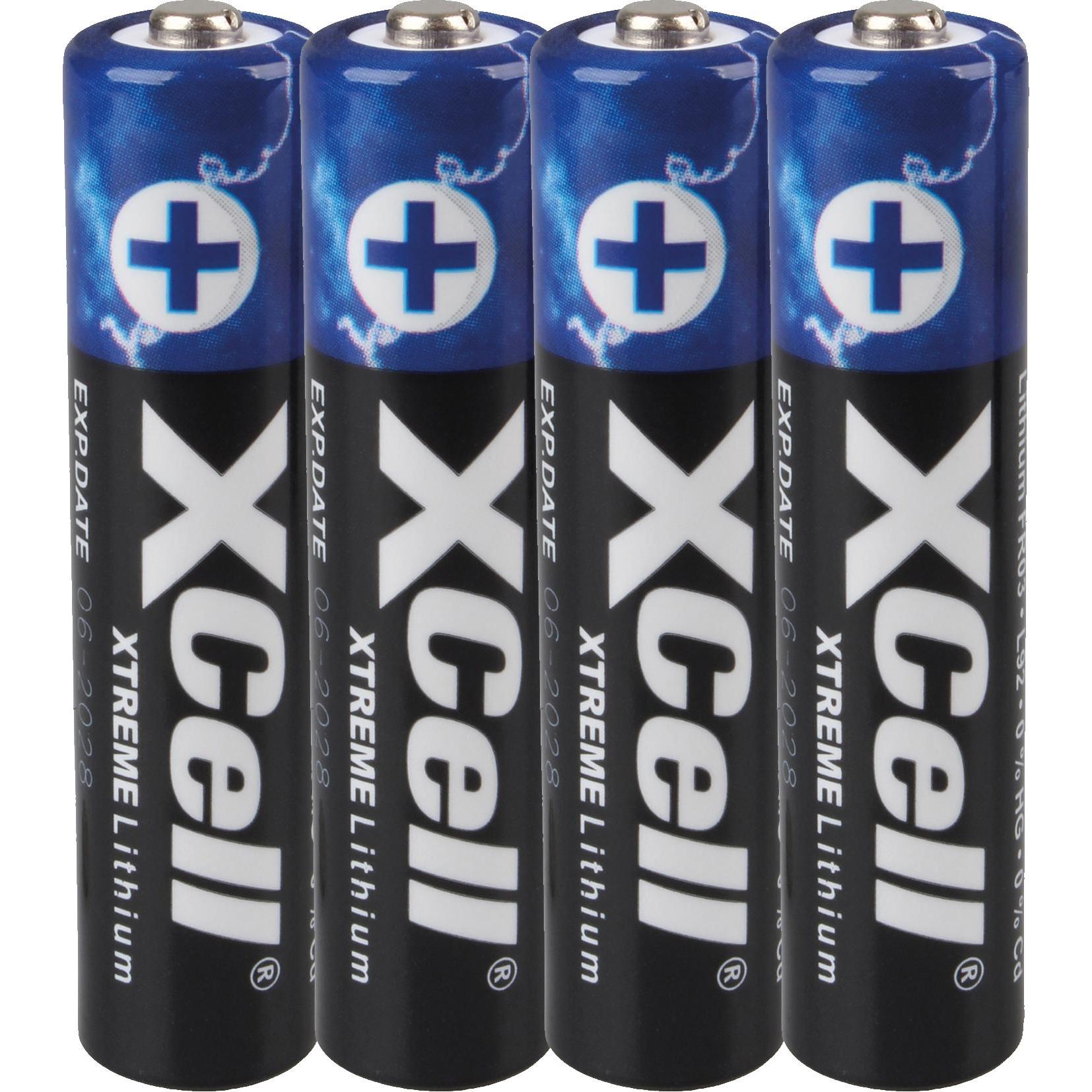 Thumbnail - XCell XTREME Lithium AAA Batterie 4er (4 Stk., AAA, 1000 mAh), Batterien + Akkus