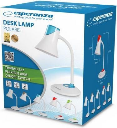 Actual product image Esperanza ELD111W table lamp e27 polar white (E27)
