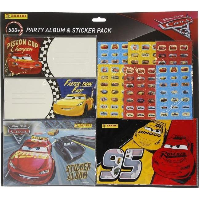 Panini, Sticker, Disney Cars 3 - Mega Sticker Pack mit Album