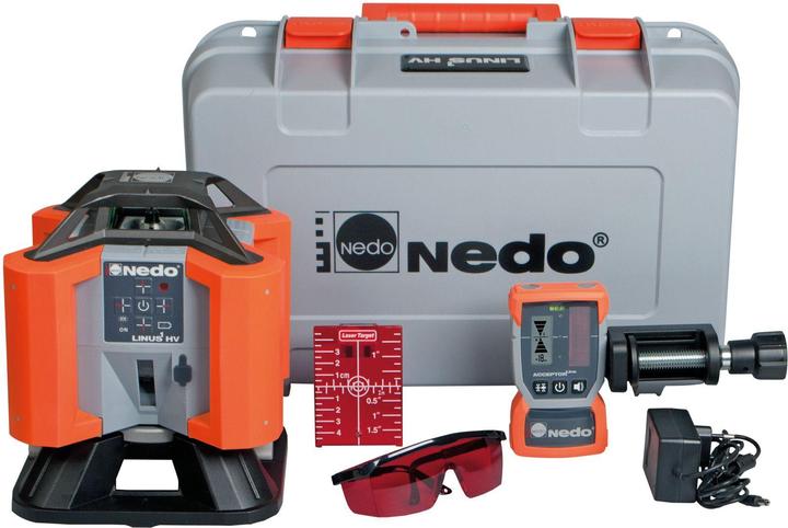 Nedo NV471810 Universallaser LINUS 1 HV mit mm-Empfänger Acceptor line