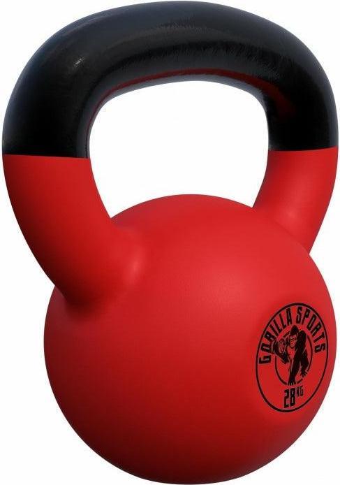 Image du produit Gorilla Sports Kettlebell (1 x 18 kg, 1 x 32 kg, 1 x 20 kg, 1 x 22 kg, 1 x 24 kg, 1 x 28 kg, 1 x 14 kg, 1 x 8 kg, 1 x 16 kg, 1 x 12 kg, 1 x 30 kg)