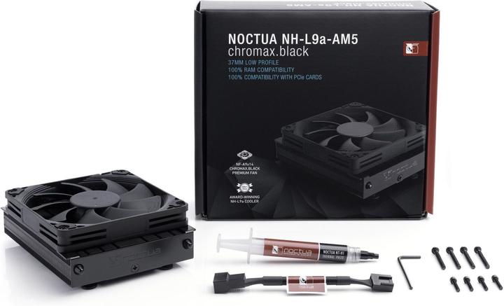 Actual product image Noctua NH-L9a-AM5 Chromax (37 mm)
