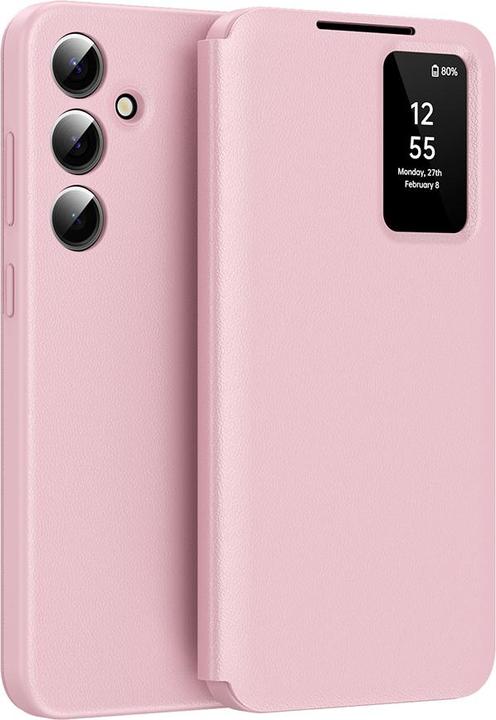 Immagine prodotto Techsuit - SmartView Series - Samsung Galaxy S25 FE - Pink (Samsung Galaxy S25 FE)