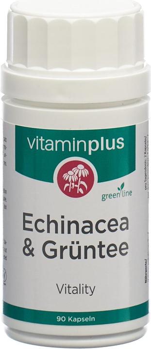 Image du produit Vitaminplus Echinacée & Thé Vert Caps Ds 90 Pcs (90 pièce(s), Capsules)