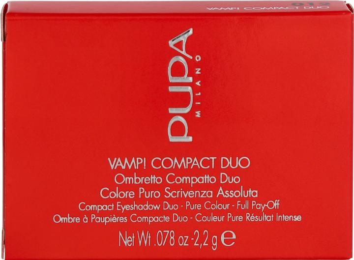 Actual product image Pupa Milano Pupa Vamp! Compact Duo Magnetic Blue (012 Magnetic Blue)