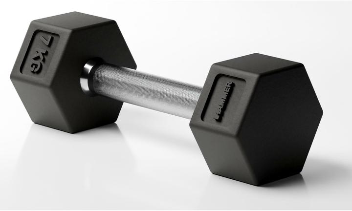 Produktbild Hammer Fitness HAMMER Kurzhantel Hexagon PRO 1 x 7 kg, Hantelart (1 x 7 kg)