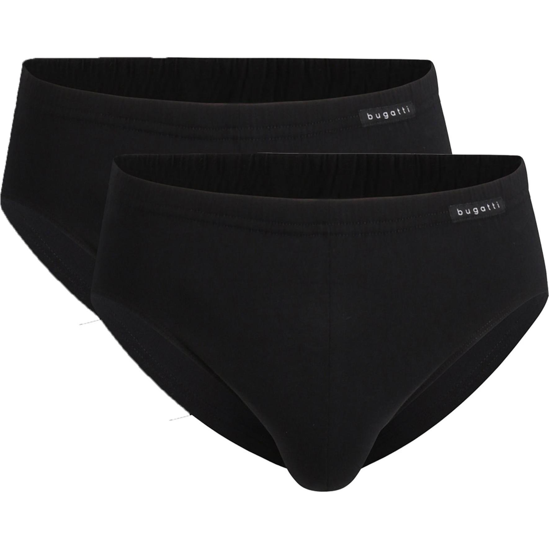 Bugatti, Herren, Unterhosen, Slip Casual Stretch, (5, 2er Pack)