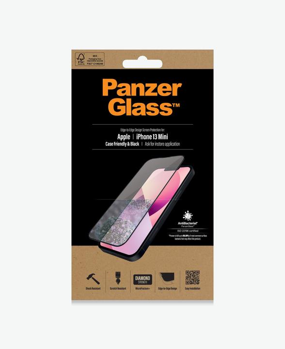 Produktbild PanzerGlass Displayschutz (1 Stk., Apple iPhone 13 mini)