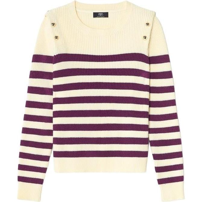 Le Temps Des Cerises, Damen, Pullover, pullover damen le temp de cerie fania, Violett, (S)