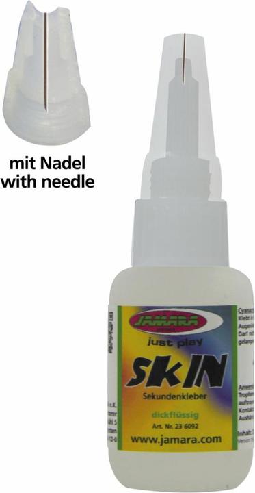 Produktbild Jamara Sekundenkleber Skin mitNadel dick (30 g)