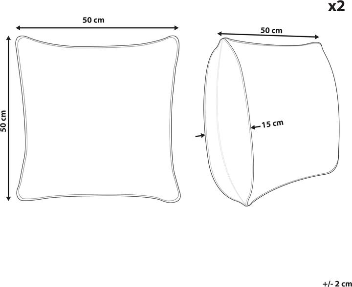 Produktbild Beliani Oujda (50 x 50 cm)