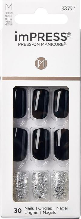Produktbild KISS Self-adhesive nails imPRESS Destiny 30 pcs (L) (Kunstnägel)