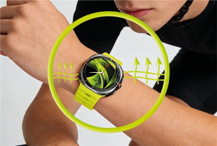 Image du produit Mobile Origin Easy Strap Silicone Galaxy Watch Ultra 47mm Fluorescence Jaune (20 mm, Silicone)