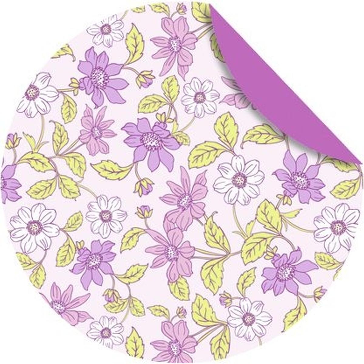 Ursus, Bastelpapier, Faltblätter Florentine Anemonen 80g/qm 10cm rund VE=65 Blatt Motiv 03 (80 g/m², 1 x)