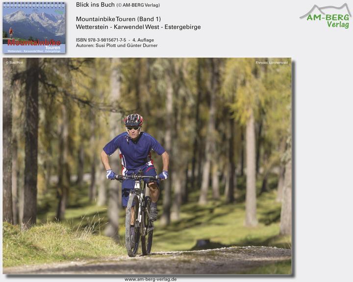 Produktbild Mountainbike Touren Wetterstein 01 - Karwendel West - Estergebirge (Deutsch, Günter Durner, Susi Plott, 2016)