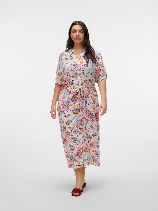 Produktbild Vero Moda VMCMENNY Langes Kleid Hemdblusenkleid (50)