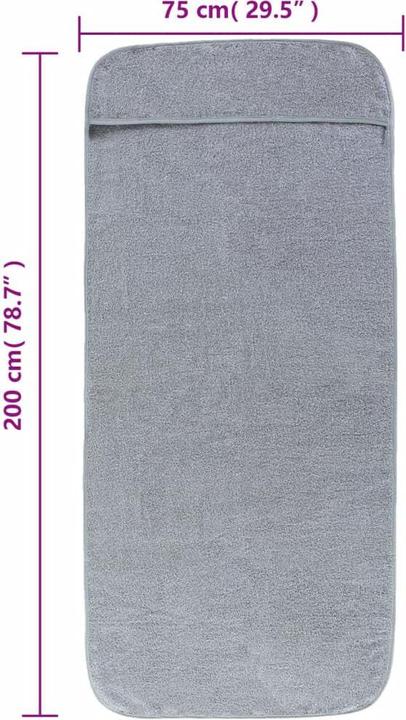 Actual product image vidaXL Strandtuch (200 x 75 cm)