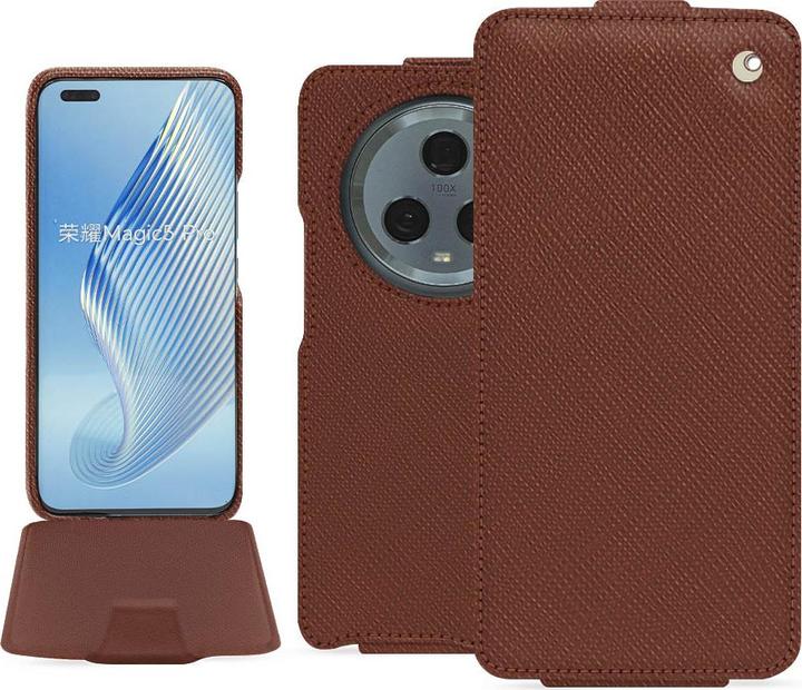 Actual product image Noreve Vertical leather shell (Honor Magic5 Pro)