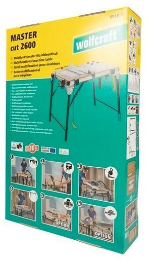 Produktbild wolfcraft 1 MASTER cut 2600 Maschinentisch EU (118.50 cm, 76.50 cm)